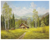 Summer Shadows Poster by Helmut Glassl