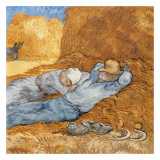 La Méridienne (La Sieste) Plakater af Vincent van Gogh