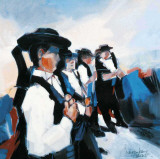Les Hommes De Lampaul Print by Maryvonne Jeanne-Garrault