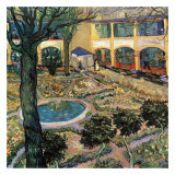 Le Jardin De L'Hopital D'Arles Affischer av Vincent van Gogh Le Jardin De L'Hopital D'Arles Affischer av Vincent van Gogh