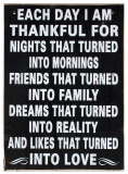 I Am Thankful Wood Sign