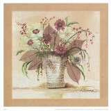 Floral Collages I Posters by L. Romero
