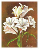 Bouquet Azucenas I Poster von A. Vega