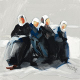 Les Frileuses Prints by Maryvonne Jeanne-Garrault