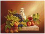 Still Life With Fruits II Lámina por Fasani Still Life With Fruits II Lámina por Fasani