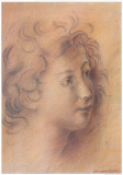 Antique Portrait IV Posters by Lewman Zaid
