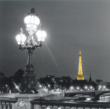 Eiffel Tower By Night Print