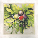 Branche D'Oliviers Et Figues Kunstdrucke von Vincent Perriol