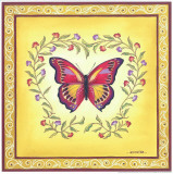 Pink Butterfly Art by Urpina 