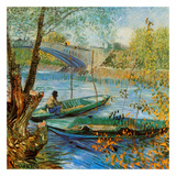 La Pêche Au Printemps, Pont De Clichy Reprodukcje autor Vincent van Gogh