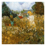 Marguerite Gachet Dans Son Jardin Affischer av Vincent van Gogh Marguerite Gachet Dans Son Jardin Affischer av Vincent van Gogh