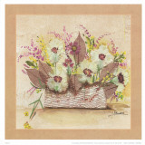Floral Collages II Art by L. Romero