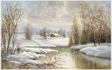 Winter Twilight Posters by Helmut Glassl