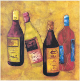Wine Collection III Prints by Evol Lo