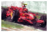 Racing Car 10 Print by Jean-François Dupuis