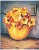 Orange Pumkin Prints by Ferrer 