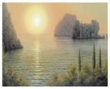 Crimean Sunset Poster by A. Gorjacev