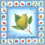 Blue Fruits I Art by Urpina 