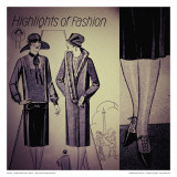 Vintage Womenwear 1925 IV Poster von Jean-François Dupuis