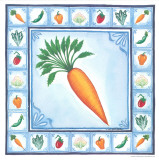 Blue Veggies I Poster by Urpina 