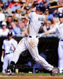 Chase Headley 2011 Action Photo