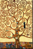 The Tree of Life, Stoclet Frieze, c.1909 Stretched Canvas Print by Gustav Klimt