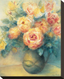 Rosas Reproducción en lienzo de la lámina por Edward Armitage Rosas Reproducción en lienzo de la lámina por Edward Armitage