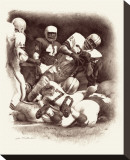 Jim Brown Reproduction transférée sur toile : par Allen Friedlander