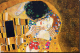 El beso, ca.1907 (detalle) Reproducción en lienzo de la lámina por Gustav Klimt El beso, ca.1907 (detalle) Reproducción en lienzo de la lámina por Gustav Klimt