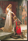 El espaldarazo Reproducción en lienzo de la lámina por Edmund Blair Leighton El espaldarazo Reproducción en lienzo de la lámina por Edmund Blair Leighton