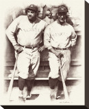 Ruth et Gehrig Reproduction transférée sur toile : par Allen Friedlander