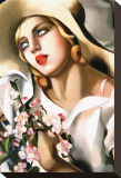 Portrait d'Une Jeune Fille Stretched Canvas Print by Tamara de Lempicka