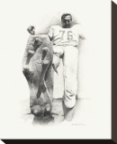 Lou Groza Reproduction transférée sur toile : par Allen Friedlander