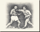 Rocky Marciano Reproduction transférée sur toile par Allen Friedlander
