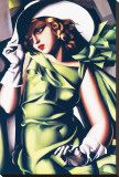 Jeune Fille en Vert Płótno naciągnięte na blejtram - reprodukcja autor Tamara de Lempicka Jeune Fille en Vert Płótno naciągnięte na blejtram - reprodukcja autor Tamara de Lempicka