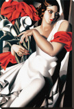 Portrait of Ira Stretched Canvas Print by Tamara de Lempicka