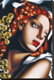 L'eclat Stretched Canvas Print by Tamara de Lempicka