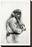 « Shoeless » Joe Jackson Reproduction transférée sur toile par Allen Friedlander