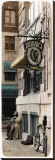 Street Musician Stretched Canvas Print by Jean Onesti