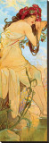 Summer Stretched Canvas Print by Alphonse Mucha