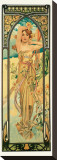 Day Stretched Canvas Print by Alphonse Mucha