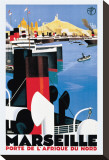 Marseille Stretched Canvas Print