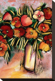Spring Bouquet Stretched Canvas Print by Domenico Provenzano