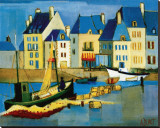 Le Croisic Stretched Canvas Print by Andre Duret Le Croisic Stretched Canvas Print by Andre Duret