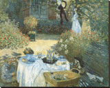 The Luncheon Reproducción en lienzo de la lámina por Claude Monet The Luncheon Reproducción en lienzo de la lámina por Claude Monet