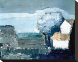 Paysage Mediterraneen Leinwand von Nicolas De Staël