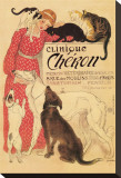 Clinique Chéron Reproduction transférée sur toile : par Théophile Alexandre Steinlen