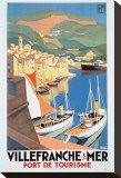 Villefranche Sur Mer Stretched Canvas Print