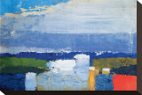Landschaft am Mittag Leinwand von Nicolas De Staël