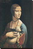 Dama con Ermellino Reproducción en lienzo de la lámina por Leonardo da Vinci Dama con Ermellino Reproducción en lienzo de la lámina por Leonardo da Vinci